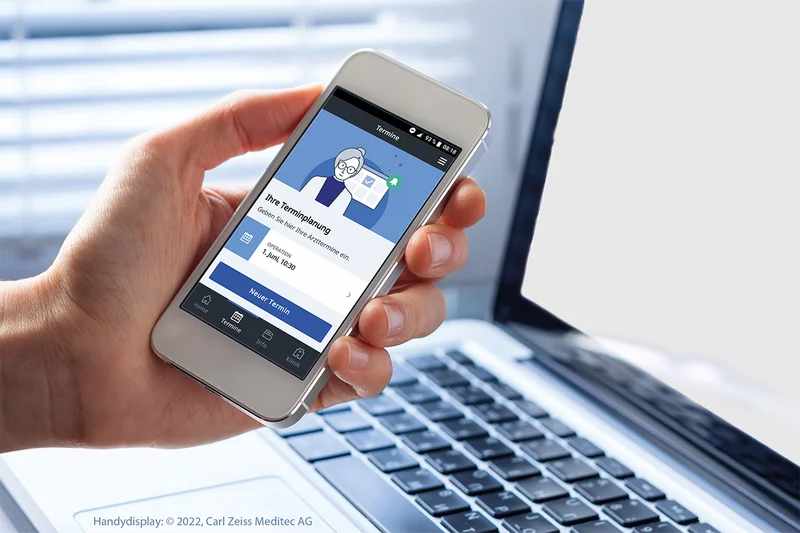 Benutzeroberfläche mit klaren
              Beschriftungen – Symbol für UX-Writing